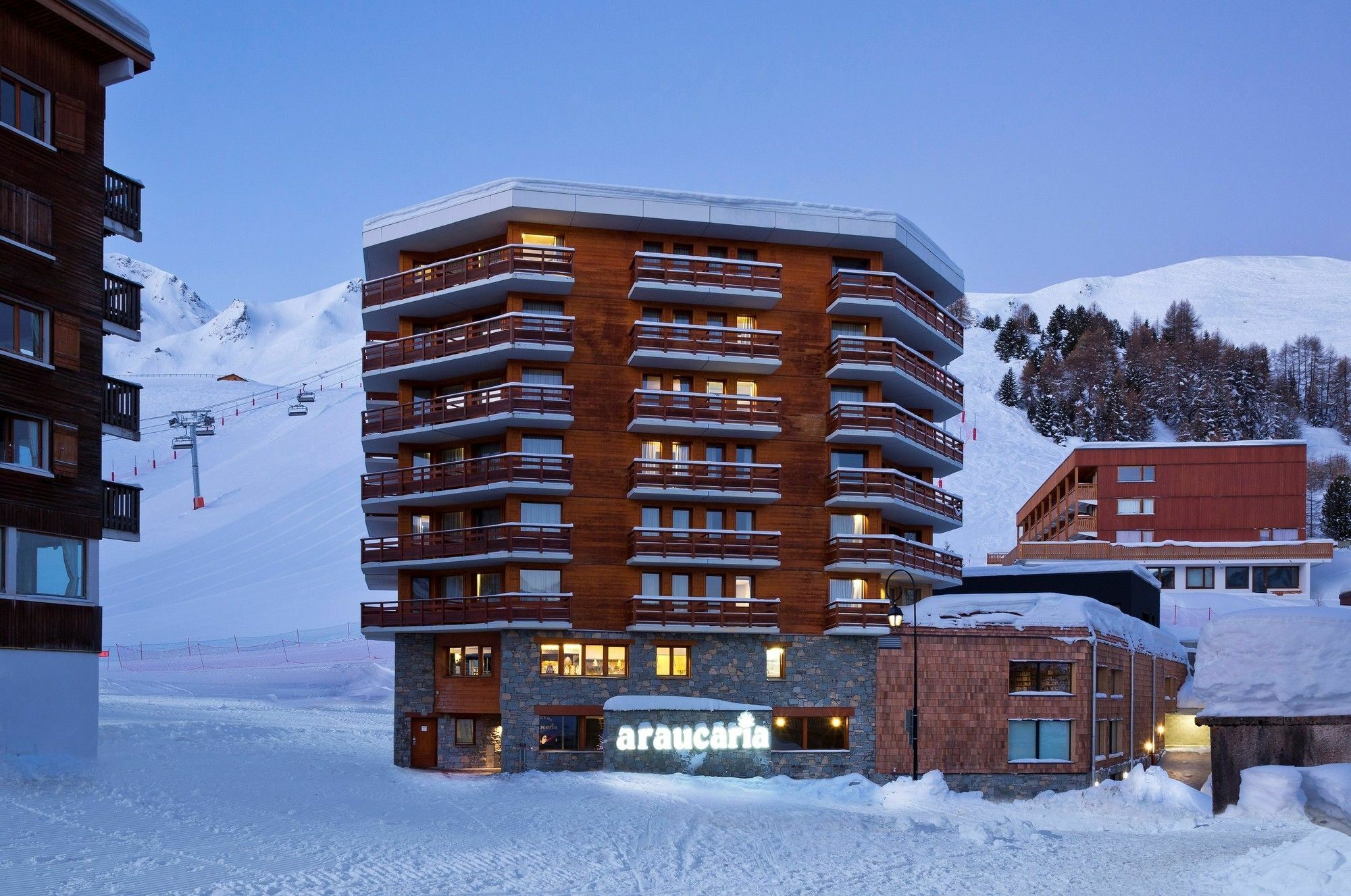Araucaria Hotel & Spa La Plagne Exterior foto